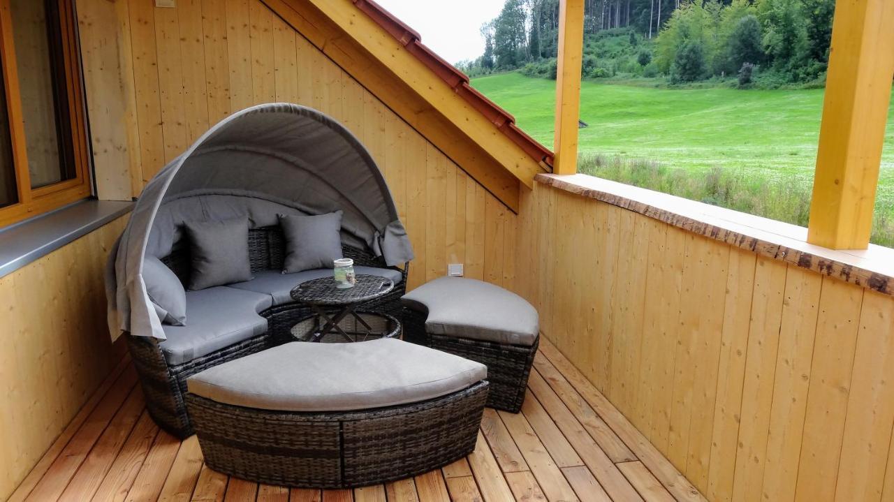 Waldblick Im Happy Allgaeu - Wohnung Mit Grosser Dachterrasse Leutkirch im Allgäu Eksteriør bilde